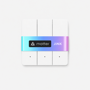 Interrupteur intelligent sans fil JINK Switch M1 Matter Thread, <span class=keywords><strong>3</strong></span> boutons, contrôle de scène, sans câblage, en alliage d'aluminium, pour hôtel intelligent - Product Image 1