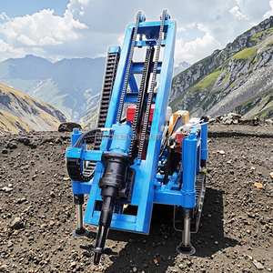 Mini xách tay Crawler đầy đủ thủy lực khí nén DTH thăm dò khoáng sản địa kỹ thuật điều tra đá giếng khoan Giàn Khoan - Product Image 3