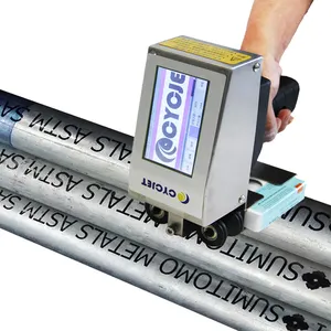 CYCJET Hot Sale Tragbarer Hand-Tinten strahl drucker für Stahlrohr Kleines Logo Buchstaben Zahlen muster Druck