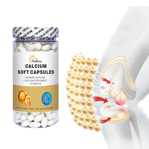 Cápsula de calcio D3 Cápsulas de citrato de calcio Cápsula de calcio para humanos con soporte de vitamina D - Product Image 3