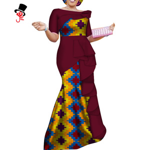 Vêtements africains pour femmes, <span class=keywords><strong>robe</strong></span> Dashiki Ankara de haute qualité, <span class=keywords><strong>robe</strong></span> de soirée africaine - Product Image 4