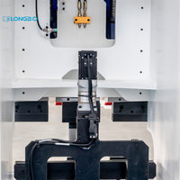 Prensa Plegadora Eléctrica Longbo con Programación CNC, Servoaccionamiento, Totalmente Eléctrica, Presión de 6 Toneladas, Prensa Plegadora para Barras