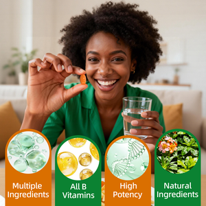 Capsule di Vitamina B Complessa Personalizzate <span class=keywords><strong>per</strong></span> Adulti, Integratore Alimentare <span class=keywords><strong>per</strong></span> il Supporto del Sistema Immunitario e Nervoso, 120 Capsule - Product Image 5