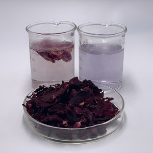 HONGDA geröstete gefrorene getrocknete trockene rote Rosen blätter zum Teetrinken - Product Image 5