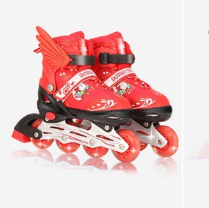 Giá thấp nhất Giày trượt con lăn đặc biệt cho thị trường giá rẻ PU bánh xe <span class=keywords><strong>Inline</strong></span> Giày trượt với cao su PVC bánh xe - Product Image 3