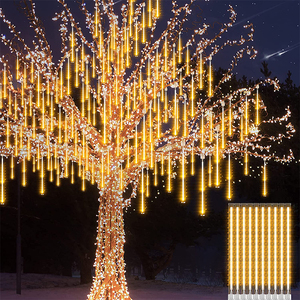 50cm Festival pluie paysage lumière de noël jardin LED guirlandes lumineuses chute météore neige Led douche <span class=keywords><strong>Homelight</strong></span> - Product Image 5