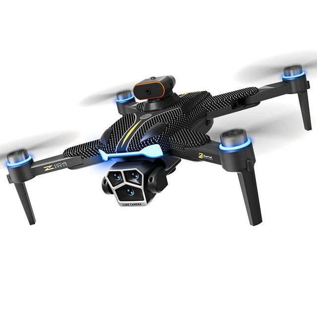 Z104 Foldable Obstacle Avoidance GPS Brushless Triple Camera FPV Quadcopter RC Drone for Adults