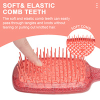 BLISSLIFE Offre Spéciale Brosse de Massage Capillaire Douce pour Cuir Chevelu Humide et Sec, Peigne Ventilé Creux pour la Croissance des Cheveux