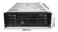 Poweredge R930 4U机架服务器英特尔C612 H710至强银处理器750W电源16gb DDR4 64gb 6 PCIE 3.0硬盘固态硬盘存储