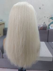 วิกผมดิบสีบลอนด์แบบเวียดนามมีความละเอียดสูงสำหรับการต่อผมแท้แบบมีลูกไม้ด้านหน้า - Product Image 2