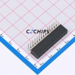 FH2.54-06-14PWS Pin Socket Bent Lead Through Hole,P=2.54mm Connector 2x14P 2.54mm 2.54mm Square Hole - Product Image 1