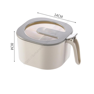 Contenedor de Especias al por Mayor DS2083, Caja para Condimentos con Tapa, Plástico, Cuatro Compartimentos para Sal y Pimienta - Product Image 4