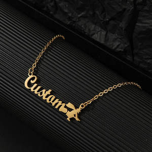 Collar Personalizado con Nombre de Bruja para Mujer, Chapado en Oro de 14k/18k, Acero Inoxidable 316L, para Halloween - Product Image 3