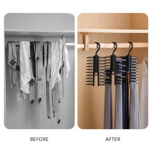 360 Degree Swivel Space Saving <b>Ties</b> Holder for <b>Men</b> Hanging <b>Tie</b> Rack for Closet Necktie Organizer Storage <b>Tie</b> Belt Hanger - Product Image 3