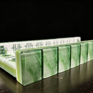 Custom Luxury Jewish Gift Travel Lucite <strong>rummikub</strong> 106 Tiles Oh Mahjong Rummi Cube Board Game Engraved Acrylic Rummy Tile Set - Product Image 2