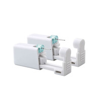 Kit de perçage d'oreilles jetable en argent sterling S925 avec motif boule en acier inoxydable pour mariages et fiançailles d'enfants