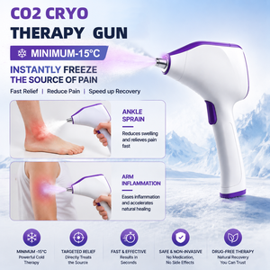 Pistola Criogénica <span class=keywords><strong>de</strong></span> CO2 Portátil -15 ℃   Dispositivo <span class=keywords><strong>de</strong></span> Crioterapia para Alivio del Dolor No Invasivo, Recuperación Muscular, Terapia <span class=keywords><strong>de</strong></span> Frío en Aerosol, Recuperación <span class=keywords><strong>de</strong></span> Lesiones Deportivas - Product Image 2