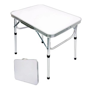 Outdoor Portable Aluminum Alloy <b>Folding</b> <b>Table</b> 60x90cm Lightweight Multifunctional For Camping Picnic Party Beach Use - Product Image 2