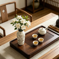 Vase de table en céramique créatif en forme de branche de fleur, style nordique minimaliste, grande décoration d'intérieur pour comptoir de bar