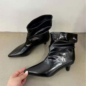 Botines de Mujer con Tacón de Bloque, Estilo Casual, Vaquero, para Montar a Caballo - Product Image 4