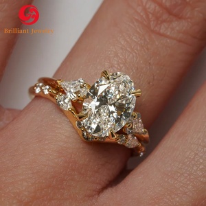 Бриллиантовое кольцо, 14k/18k - Product Image 1
