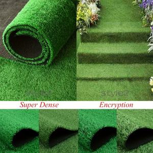 Tapis en gazon artificiel vert, tapis en gazon, tapis réaliste en faux gazon, gazon synthétique de luxe, <span class=keywords><strong>pelouse</strong></span> épaisse, gazon pour animaux de compagnie pour l'intérieur/l'extérieur - Product Image 3