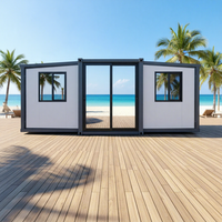 Maison conteneur préfabriquée extensible 20, 30, 40 pieds aux normes locales, 2, 3 ou 4 chambres, certifiée CE, panneau sandwich, maison mobile