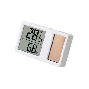 เครื่องวัดอุณหภูมิแบบดิจิตอล เค ซิง พร้อมไฮโกรมิเตอร์ 28.5 องศาเซลเซียส 68% ใช้พลังงานแสงอาทิตย์ สำหรับใช้ภายในอาคาร - Product Image 2