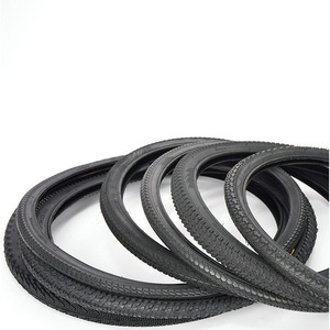 Neumáticos de Bicicleta de 20 Pulgadas x 1.95, Antideslizantes, con Aro de Alambre, Negros, 55% de Goma, Neumáticos con Cámara de Aire, Accesorios para Bicicleta de Montaña - Product Image 1