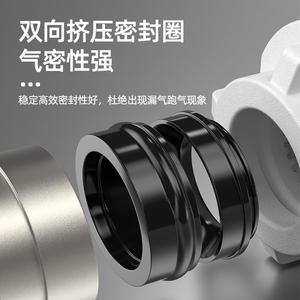 Filtre à vide pneumatique de type pipeline à grand débit ZFC100/ZFC200-04B/06B/08B, élément filtrant à pression négative utilisé pour la filtration PP - Product Image 4