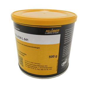 Kluber UNISILKON L 641 Grasso Sintetico Speciale a Base di Silicone per Alte Temperature 500g Trasparente a Bianco Pallido - Product Image 1