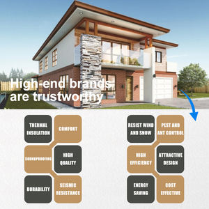 Современная сборная Вилла из Китая, тяжелая стальная конструкция, сборная роскошная вилла в китайском стиле - Product Image 4