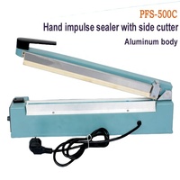 Machine à sceller les sacs en plastique électrique portable XUANPACKER Modèle PFS200C, Scelleuse thermique à impulsion manuelle 220V/110V Facile à utiliser
