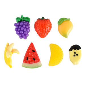 Accesorios de Resina con Forma de Frutas (Fresa, Uva, Sandía, Plátano, Naranja) para Decoración de Carcasas de Celulares - Product Image 6
