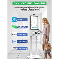 Terminal Punto de Venta (TPV) con Pantalla Táctil Android RK3566 de 21.5 y 27 Pulgadas, para Supermercados, con Báscula, Autoservicio, Pago, Pedidos, Impresora y SDK