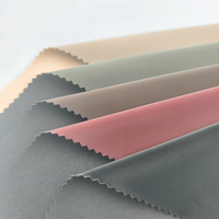 Tissu en cuir PU 100% ultra-doux à texture veloutée, style chinois, avec support tricoté, 310 GSM, pour vêtements