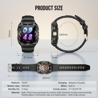 Reloj Inteligente Deportivo Personalizado OEM KT83 con Pantalla HD de 1.8 Pulgadas, Resistente al Agua 5ATM, Monitor de Ritmo Cardíaco, Podómetro y Contador de Pasos