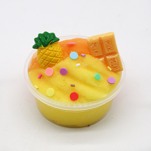 Mini Kit de Slime pour Desserts, 3 Couleurs Assorties, Garnitures de Fruits, Fournitures Artisanales DIY, Cadeaux de Fête, Cadeaux d'Anniversaire, Jouets en Gros - Product Image 3