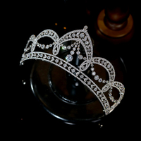 ASNORA Couronne royale européenne en zircon cubique pour mariée, accessoires de coiffure, bijoux, diadèmes