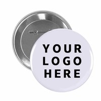Insignia magnética de 58mm para nevera, logotipo personalizado, botón de pin circular, 58 Mm, 75Mm