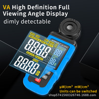 Compteur d'éclairement de lampe de stérilisation par rayonnement UV de haute précision pour instrument de test pour la détection de lumière du soleil UVA UVB UVC