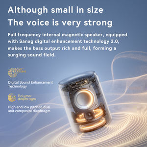 Sanag ลำโพงพกพา X2บลูทูธ5.0ระยะไกล<span class=keywords><strong>6</strong></span>ชั่วโมงแบบพกพาเสียงในกระเป๋าลำโพงพกพาคุณภาพ HD ไร้สายขนาดเล็ก - Product Image 4