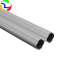 Raccords de tuyauterie maigres flexibles de profil de tuyau de fente en T en aluminium à haute pression personnalisable pour le système de support de tuyau de chaîne de montage d'usine