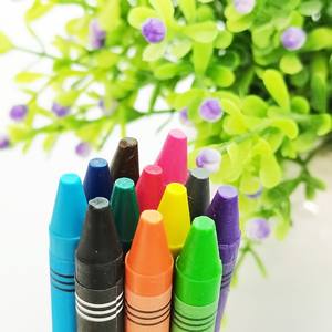 Vente en gros Ensemble <span class=keywords><strong>de</strong></span> crayons <span class=keywords><strong>de</strong></span> <span class=keywords><strong>cire</strong></span> 12 couleurs personnalisés pour enfants, soyeux et lavables - Product Image 1