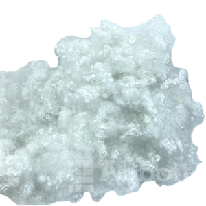 스테이플 홀로우 콘쥬게이티드 플러시 필라멘트 실리콘 처리된 3차원 중공 폴리에스터 재생 섬유 침구 충전재용 - Product Image 1