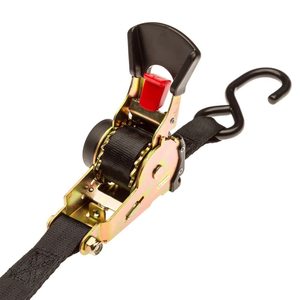 <span class=keywords><strong>Correa</strong></span> de Carga Retráctil Automática con Gancho en S de 1 Pulgada de Tamaño Reducido, Resistencia a la Rotura de 1500 LBS, <span class=keywords><strong>Correa</strong></span> de Trinquete de Poliéster y Acero, <span class=keywords><strong>3</strong></span> <span class=keywords><strong>Metros</strong></span> de Largo - Product Image 3