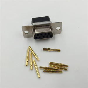 Conector D-SUB de 3W3 Tipo Copa con Pin Recto Dorado Hembra, Tipo Soldadura, para Cable de Alta Corriente, Fabricado en China - Product Image 3