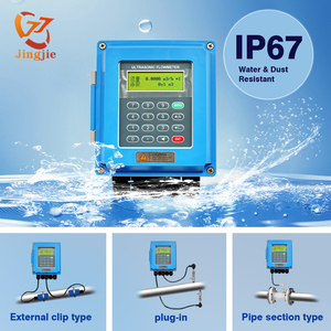 Jingjie TUF-2000B thông minh di động siêu âm đo lưu lượng cảm biến tùy chỉnh OEM LCD hiển thị chất lỏng nước dầu lưu lượng kế kẹp - Product Image 5