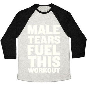 Male Tears Fuel This Workout Maglietta da baseball unisex in tessuto tri-blend - Product Image 4