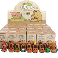 Figurines d'action en PVC Anime en gros, jouets personnalisés Kawaii Capybara pour enfants, boîtes mystères